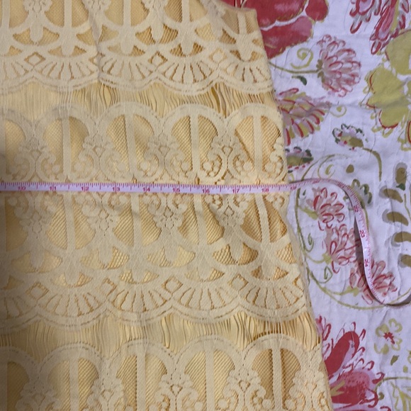 Max Studio Specialty product yellow lace dress - Picture 6 of 6